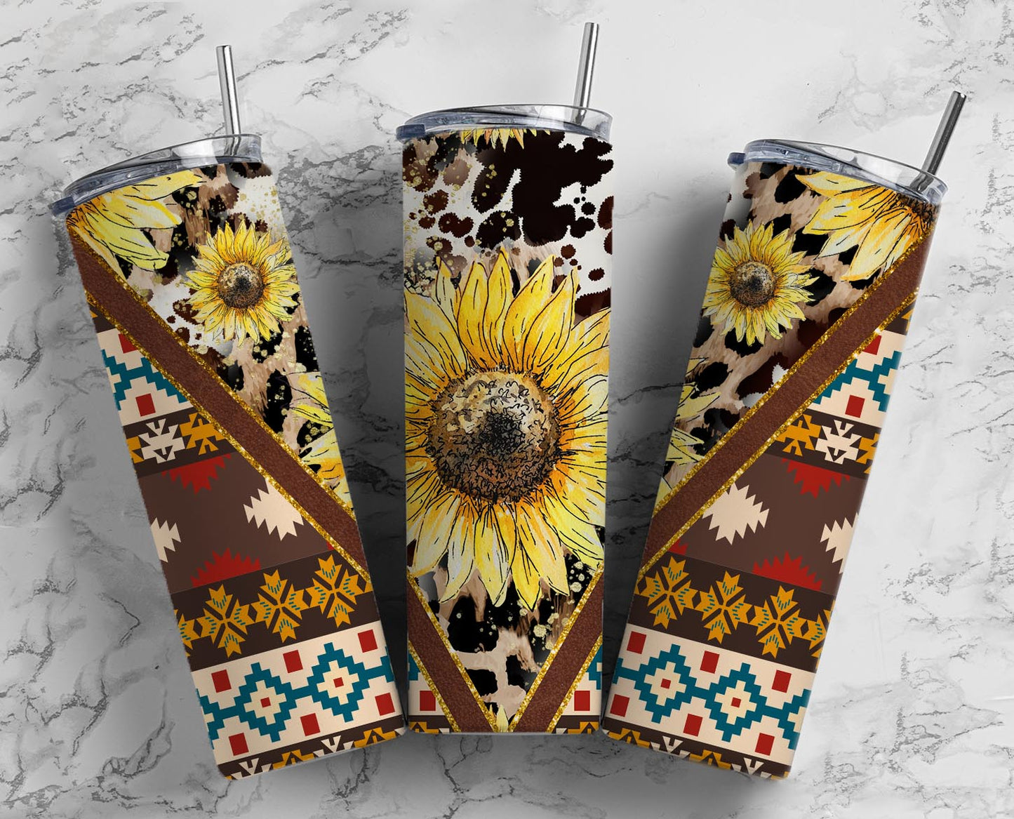 Tribal Sunflower