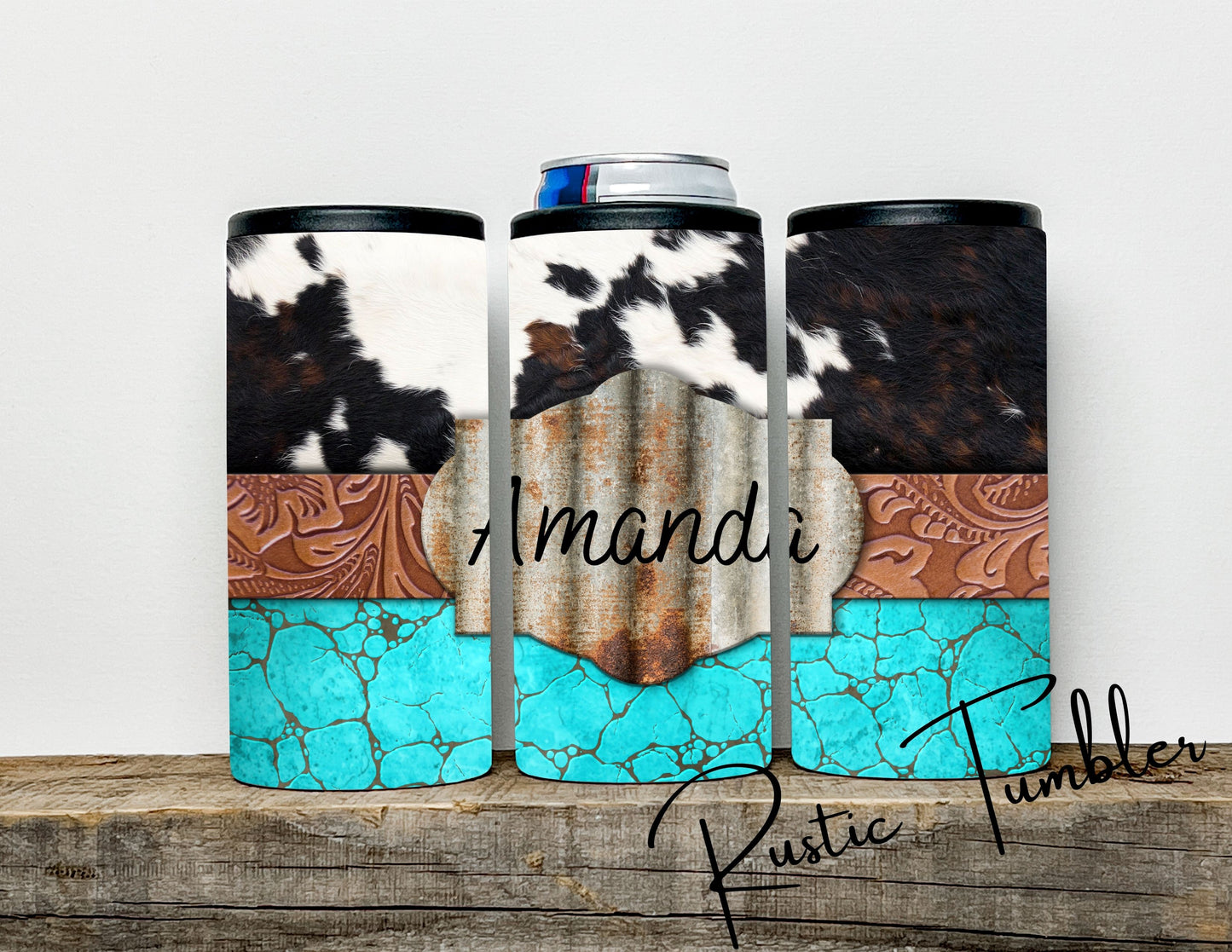 Cow Print and Turquoise