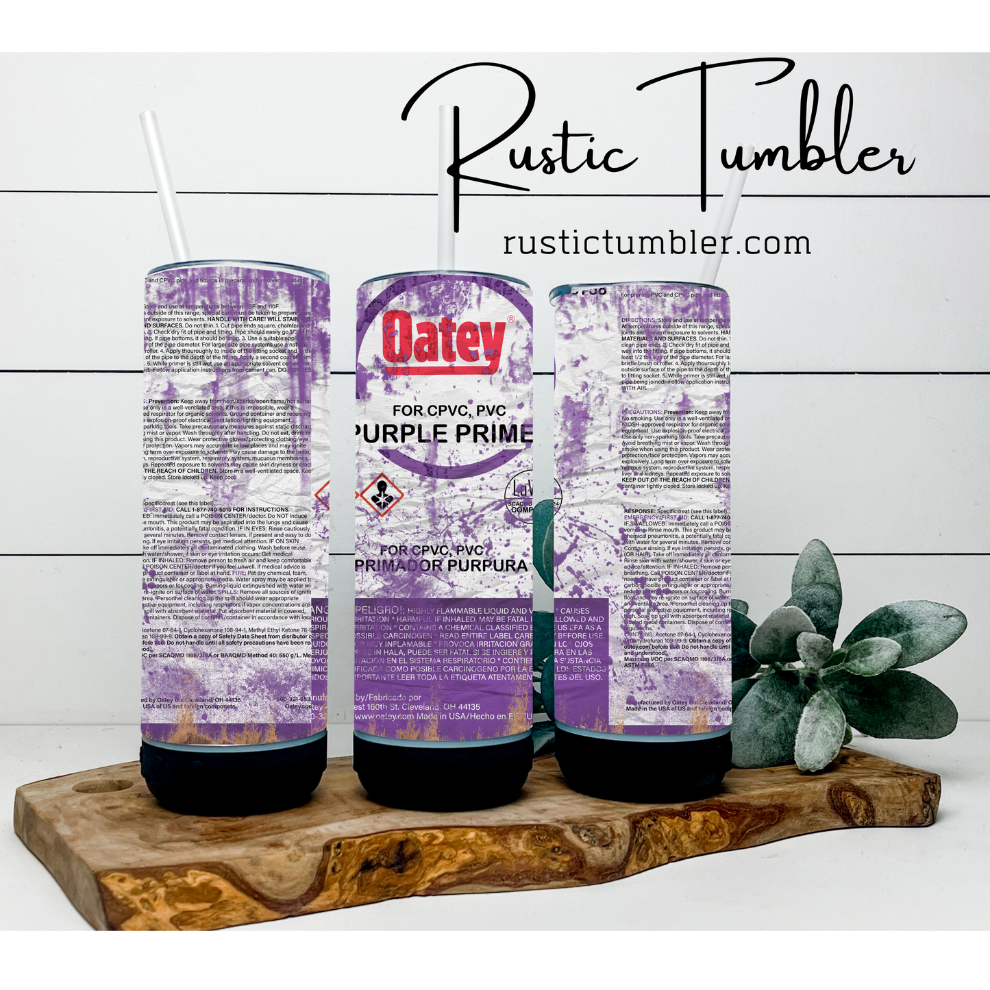 Purple Primer Tumbler