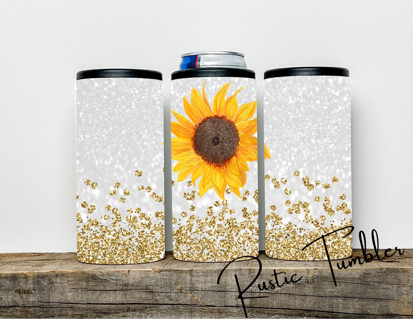 Gold Glitter Sunflower