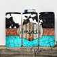 Cow Print and Turquoise