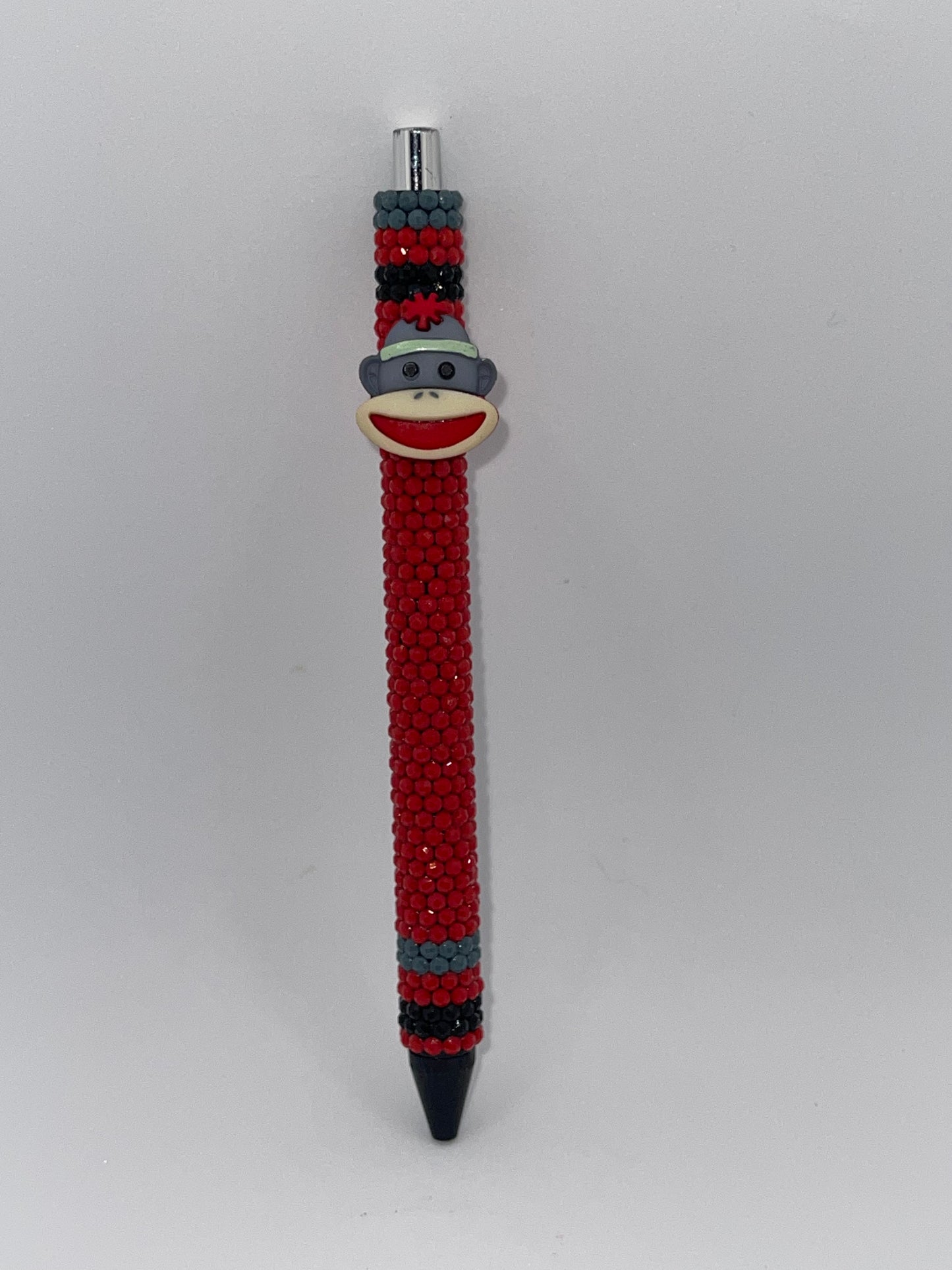 Sock Monkey Bling Pen